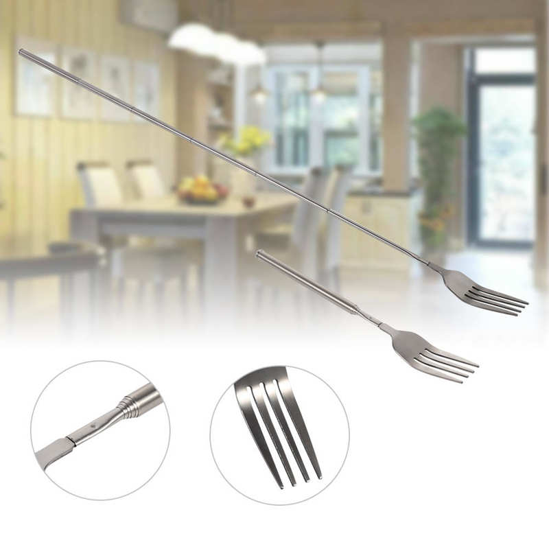 Stainless Steel Telescopic Extendable Fork by HitMyNeed