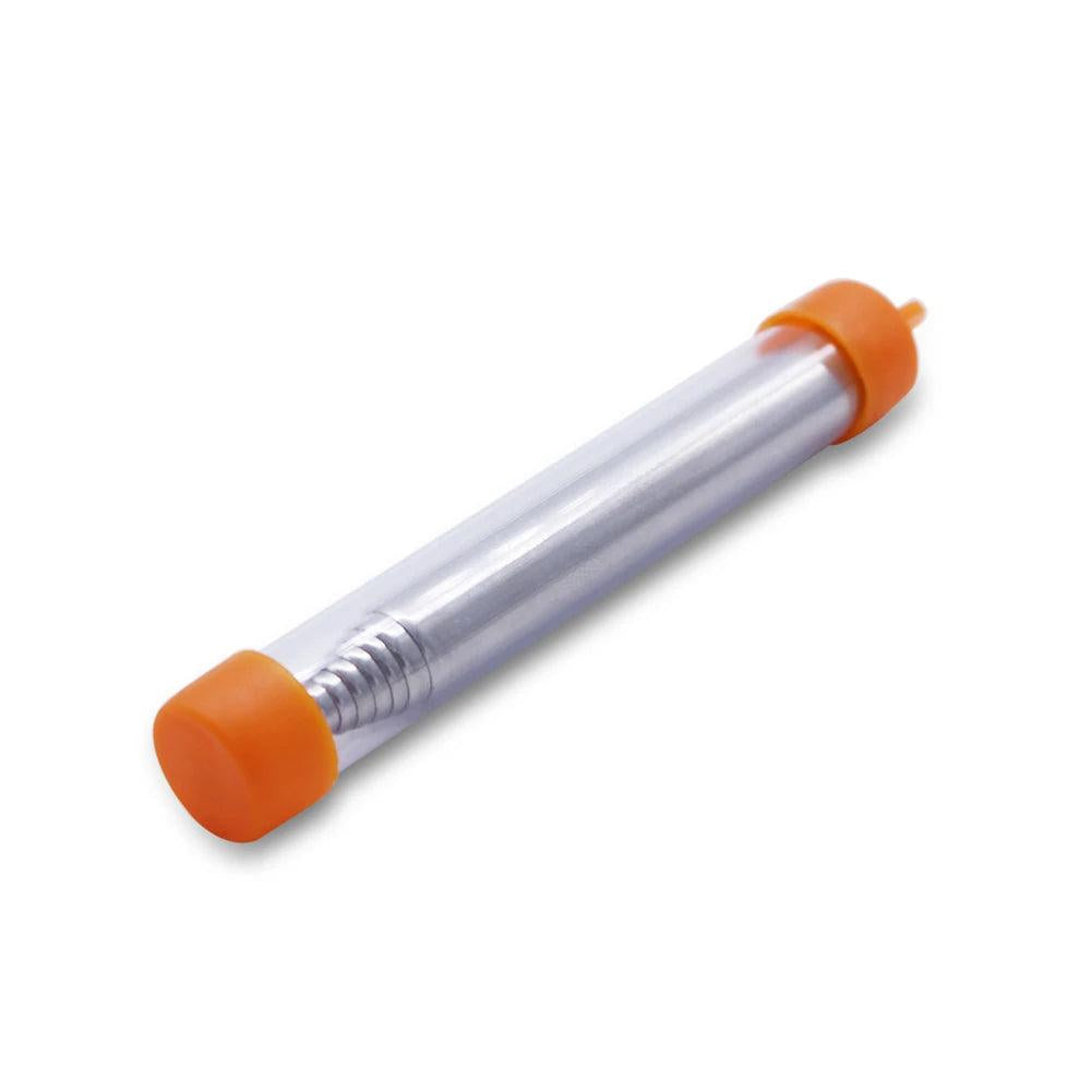 Stainless Steel Telescopic Fire Blower Tube 9.5-49.5cm orange by HitMyNeed