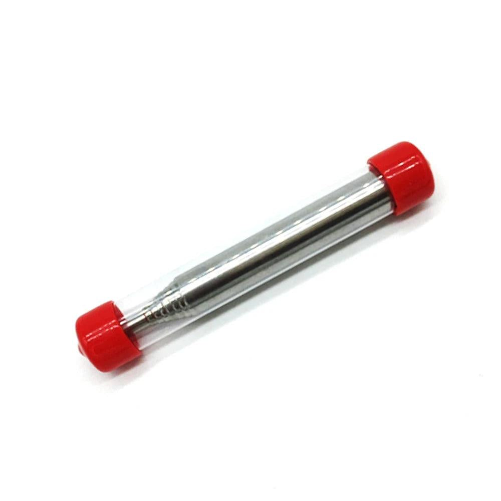 Stainless Steel Telescopic Fire Blower Tube 9.5-49.5cm red by HitMyNeed