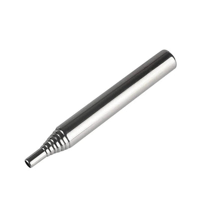 Stainless Steel Telescopic Fire Blower Tube 9.5-49.5cm silver by HitMyNeed