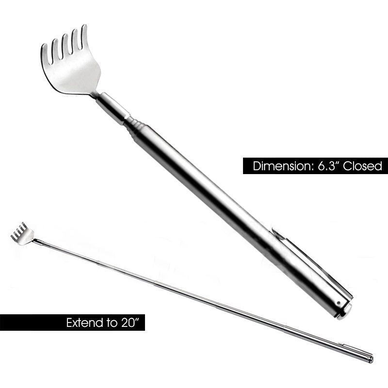 Stainless Steel Telescoping Back Scratcher by HitMyNeed