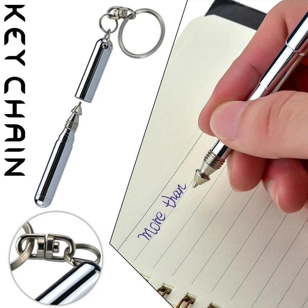 Stainless Steel Telescoping Keychain Pen by HitMyNeed
