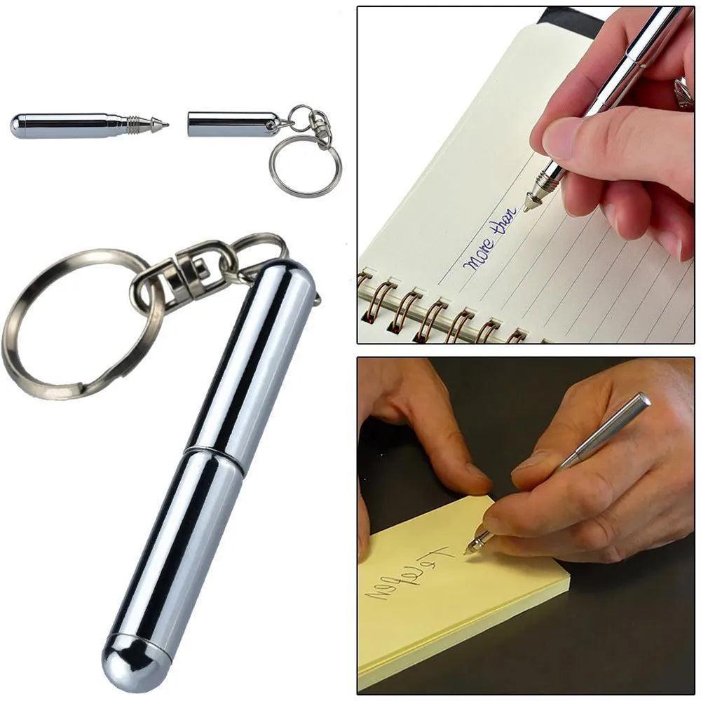 Stainless Steel Telescoping Keychain Pen by HitMyNeed