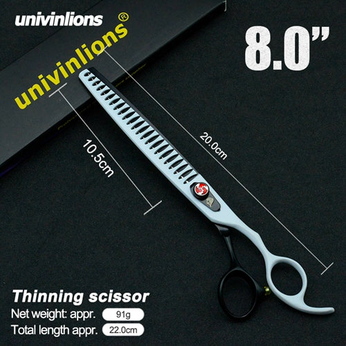 Stainless Steel Thinning Shears for Dog Grooming white by HitMyNeed