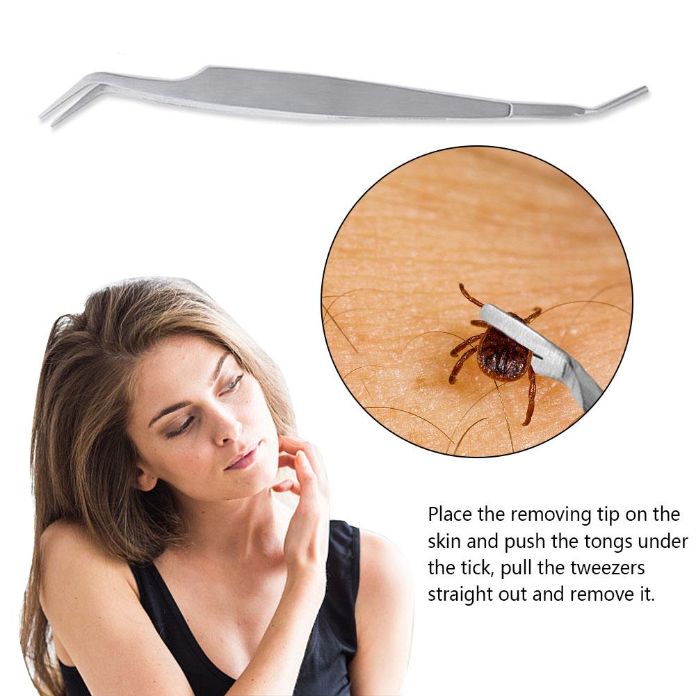 Stainless Steel Tick Removal Tweezers for Pets by HitMyNeed