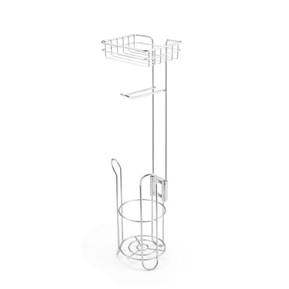 Stainless Steel Toilet Paper Holder Stand by HitMyNeed