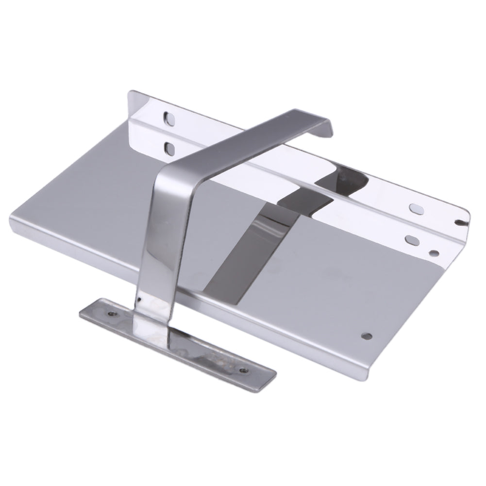 Stainless Steel Toilet Paper Holder with Shelf by HitMyNeed