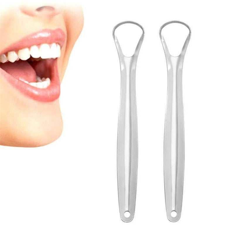 Stainless Steel Tongue Cleaner for Fresh Breath by HitMyNeed