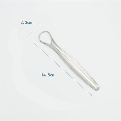 Stainless Steel Tongue Cleaner for Fresh Breath by HitMyNeed