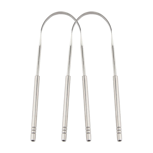 Stainless Steel Tongue Scraper for Oral Hygiene by HitMyNeed