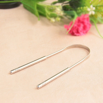 Stainless Steel Tongue Scraper for Oral Hygiene by HitMyNeed
