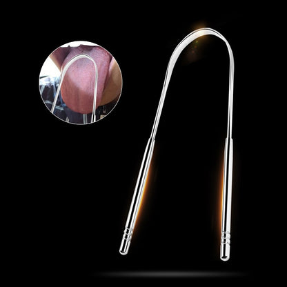 Stainless Steel Tongue Scraper for Oral Hygiene by HitMyNeed