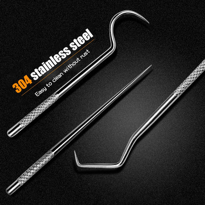 Stainless Steel Toothpicks with Travel Case by HitMyNeed