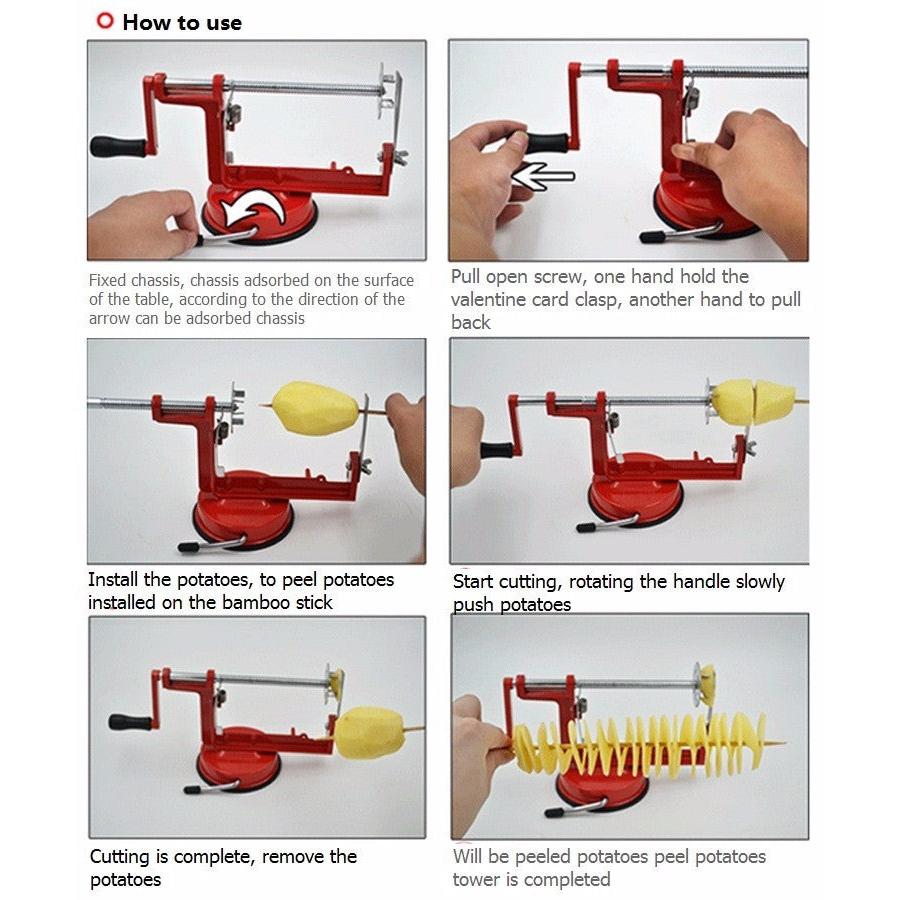 Stainless Steel Tornado Potato Spiral Cutter by HitMyNeed