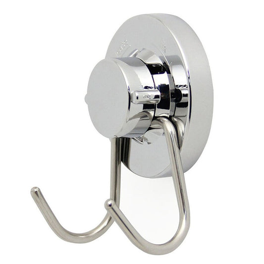 Stainless Steel Towel Suction Hook with Double Hooks by HitMyNeed