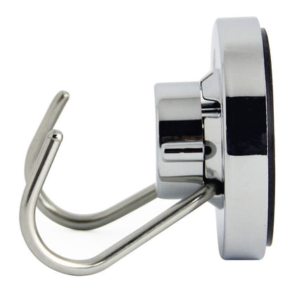 Stainless Steel Towel Suction Hook with Double Hooks by HitMyNeed