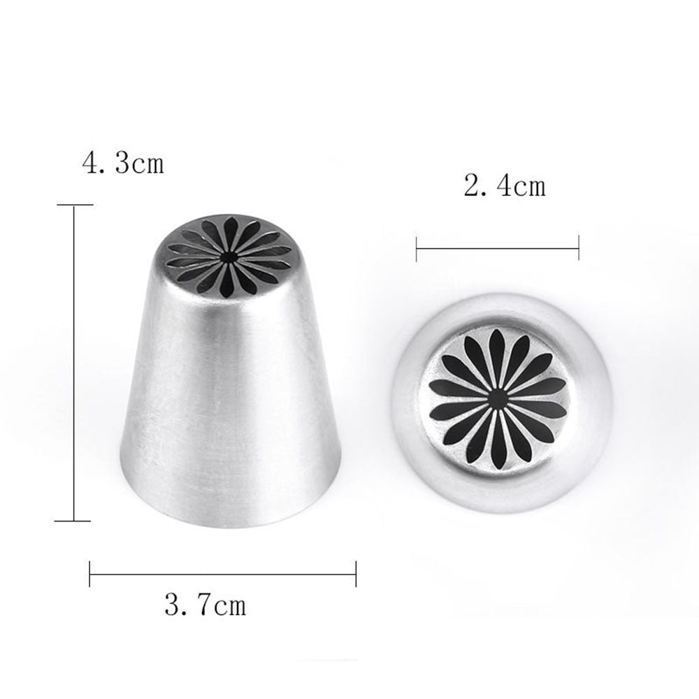 Stainless Steel Tulip Piping Nozzle for Cake Decorating by HitMyNeed