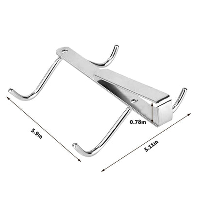 Stainless Steel Under-Cabinet Coffee Mug Hooks by HitMyNeed