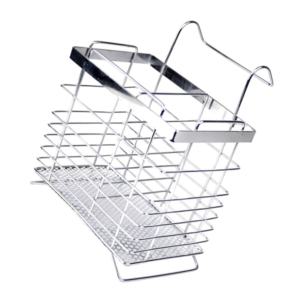Stainless Steel Utensil Drying Rack with 2 Compartments by HitMyNeed