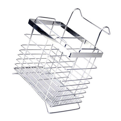 Stainless Steel Utensil Drying Rack with 2 Compartments by HitMyNeed