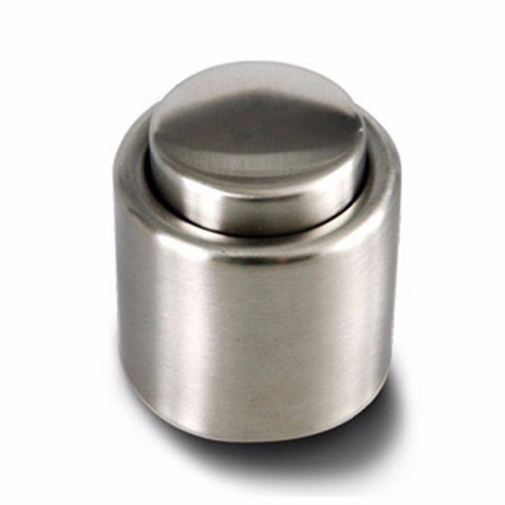 Stainless Steel Vacuum Wine Bottle Stopper Sealer by HitMyNeed