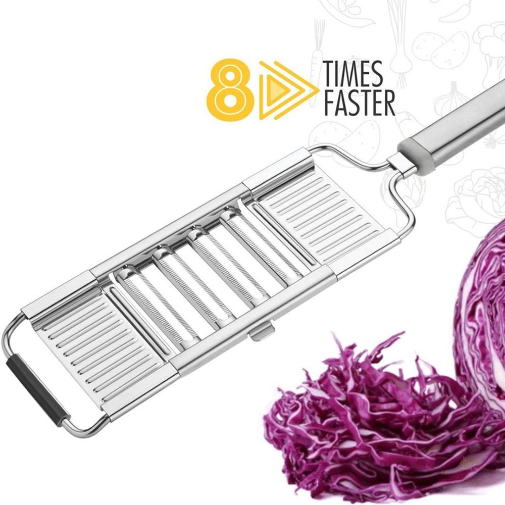 Stainless Steel Vegetable Slicer with 3 Blades by HitMyNeed