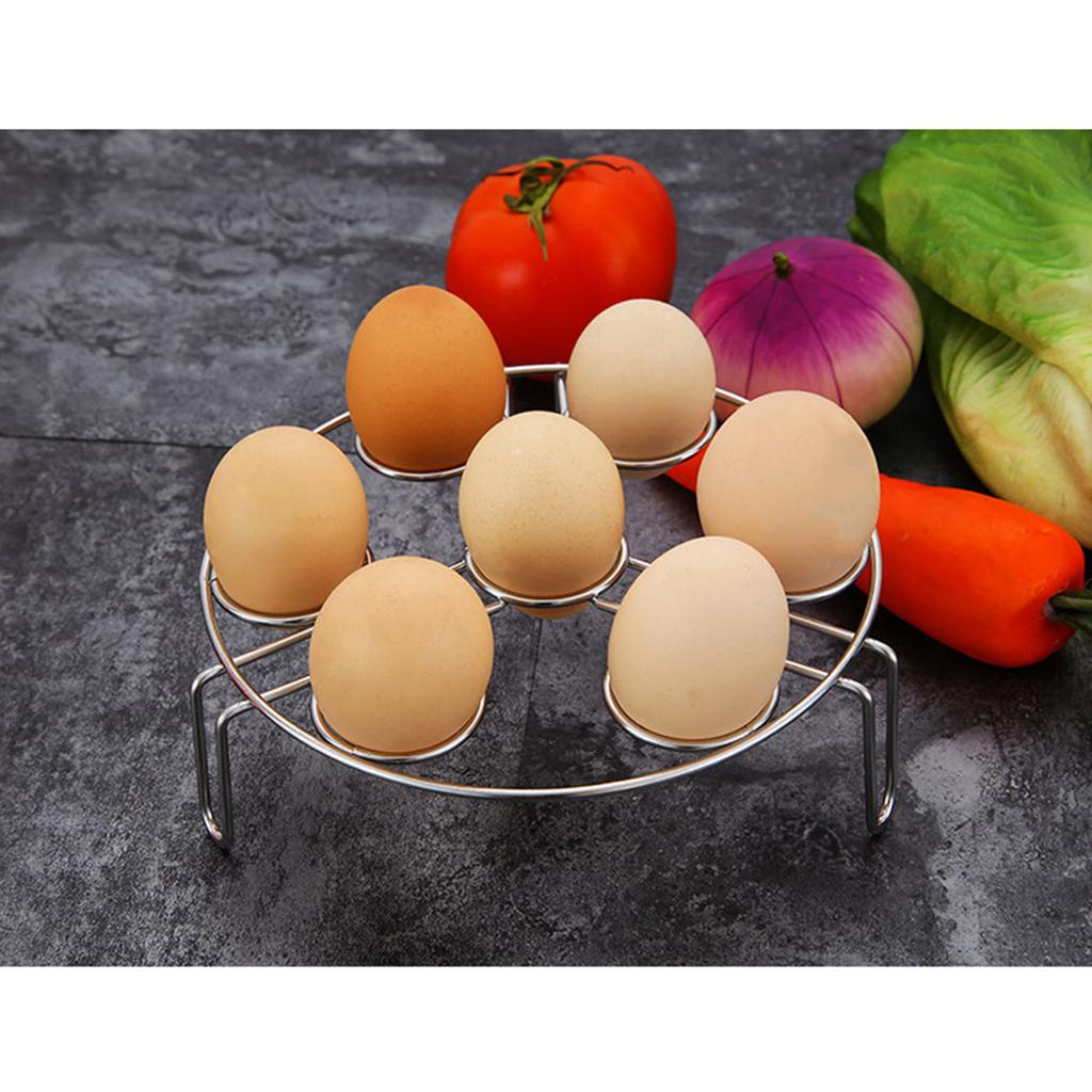 Stainless Steel Vegetable Steamer Basket 3‑Piece Set by HitMyNeed