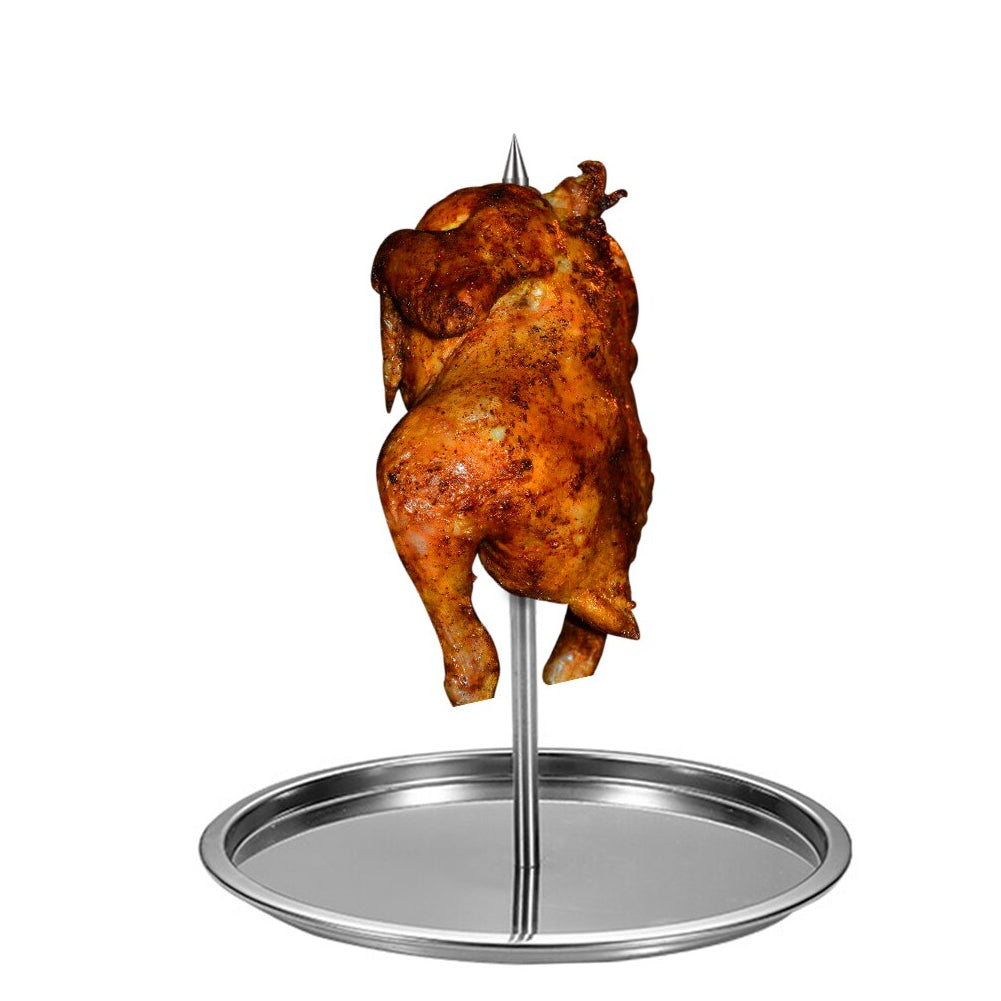 Stainless Steel Vertical Barbecue Skewer Stand by HitMyNeed