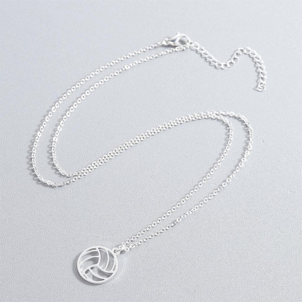 Stainless Steel Volleyball Necklace for Athletes by HitMyNeed