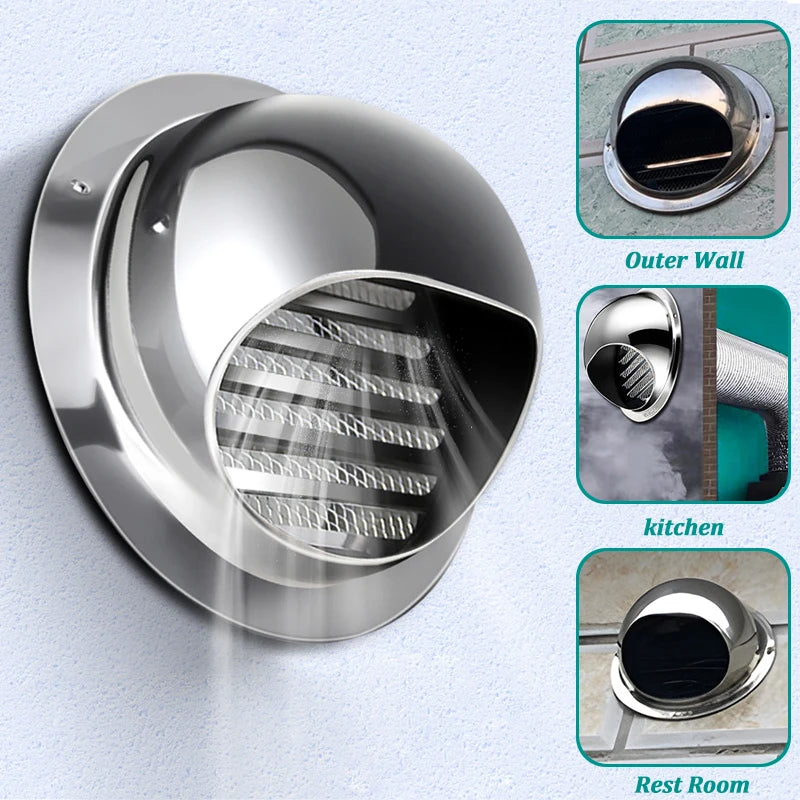 Stainless Steel Wall & Ceiling Vent Grille with Pest Guard by HitMyNeed