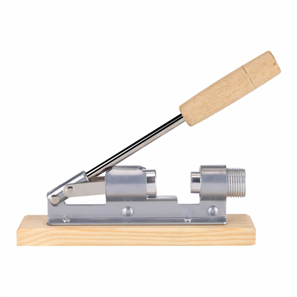 Stainless Steel Walnut Cracker with Wooden Handle by HitMyNeed
