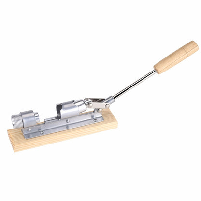 Stainless Steel Walnut Cracker with Wooden Handle by HitMyNeed