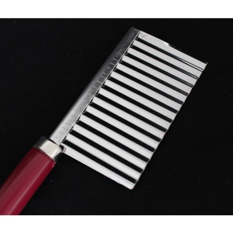 Stainless Steel Wavy Cutter Potato & Vegetable Knife by HitMyNeed