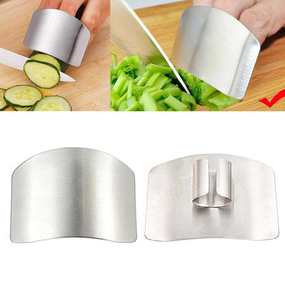 Stainless Steel Wearable Cutting Finger Guard by HitMyNeed
