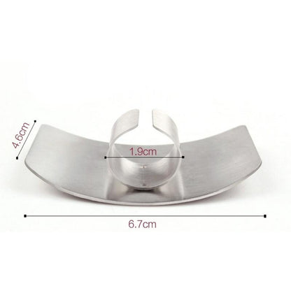 Stainless Steel Wearable Cutting Finger Guard by HitMyNeed