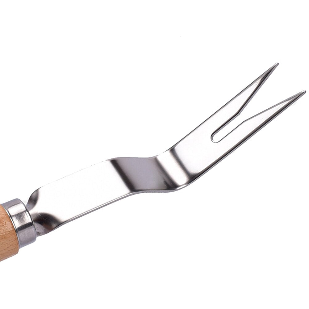 Stainless Steel Weed Removal Garden Fork Tool by HitMyNeed