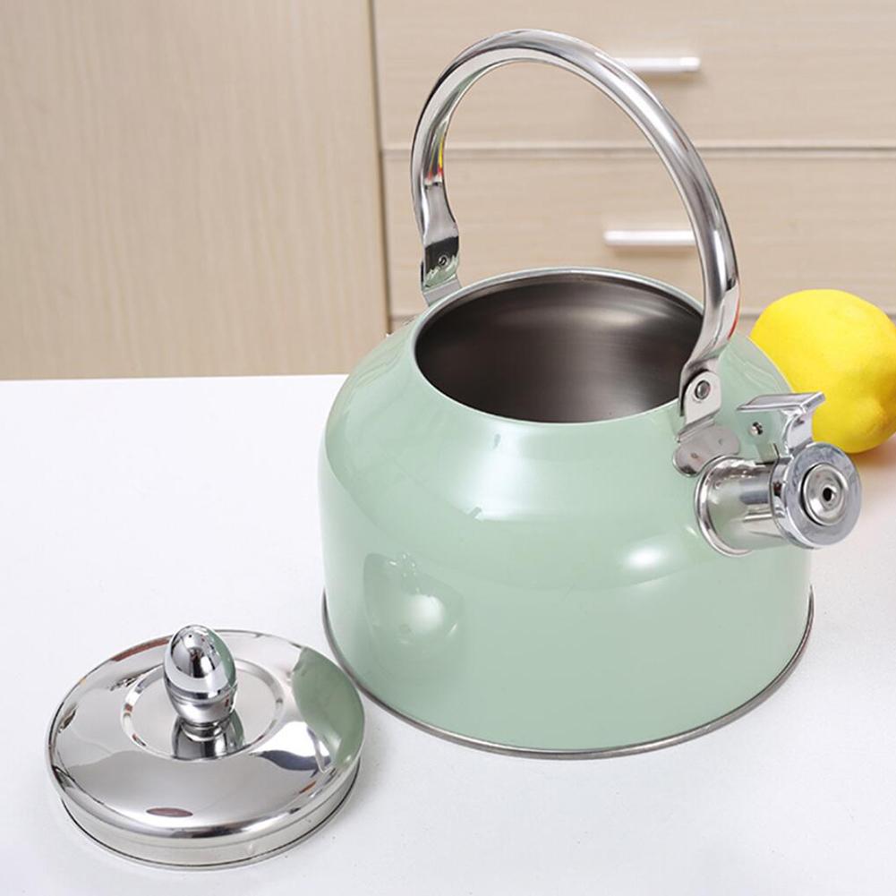 Stainless Steel Whistling Tea Kettle 2.5L by HitMyNeed