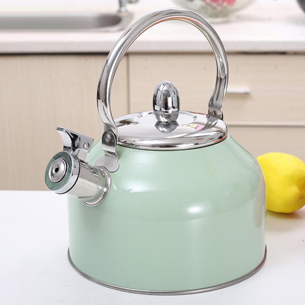Stainless Steel Whistling Tea Kettle 2.5L by HitMyNeed