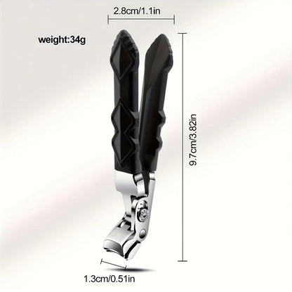Stainless Steel Wide Jaw Toenail Clippers for Seniors by HitMyNeed