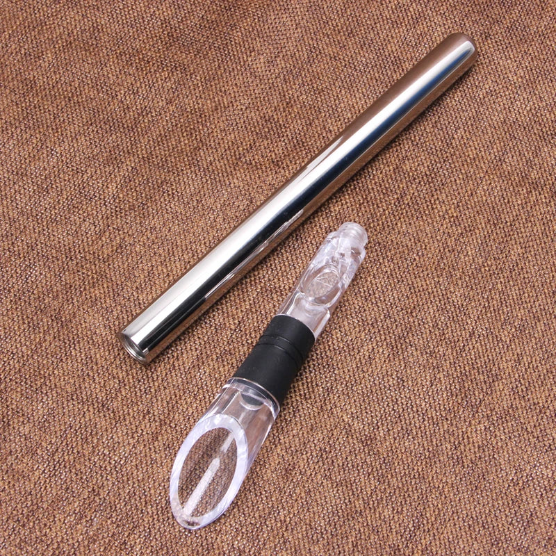 Stainless Steel Wine Chiller Stick with Pourer by HitMyNeed