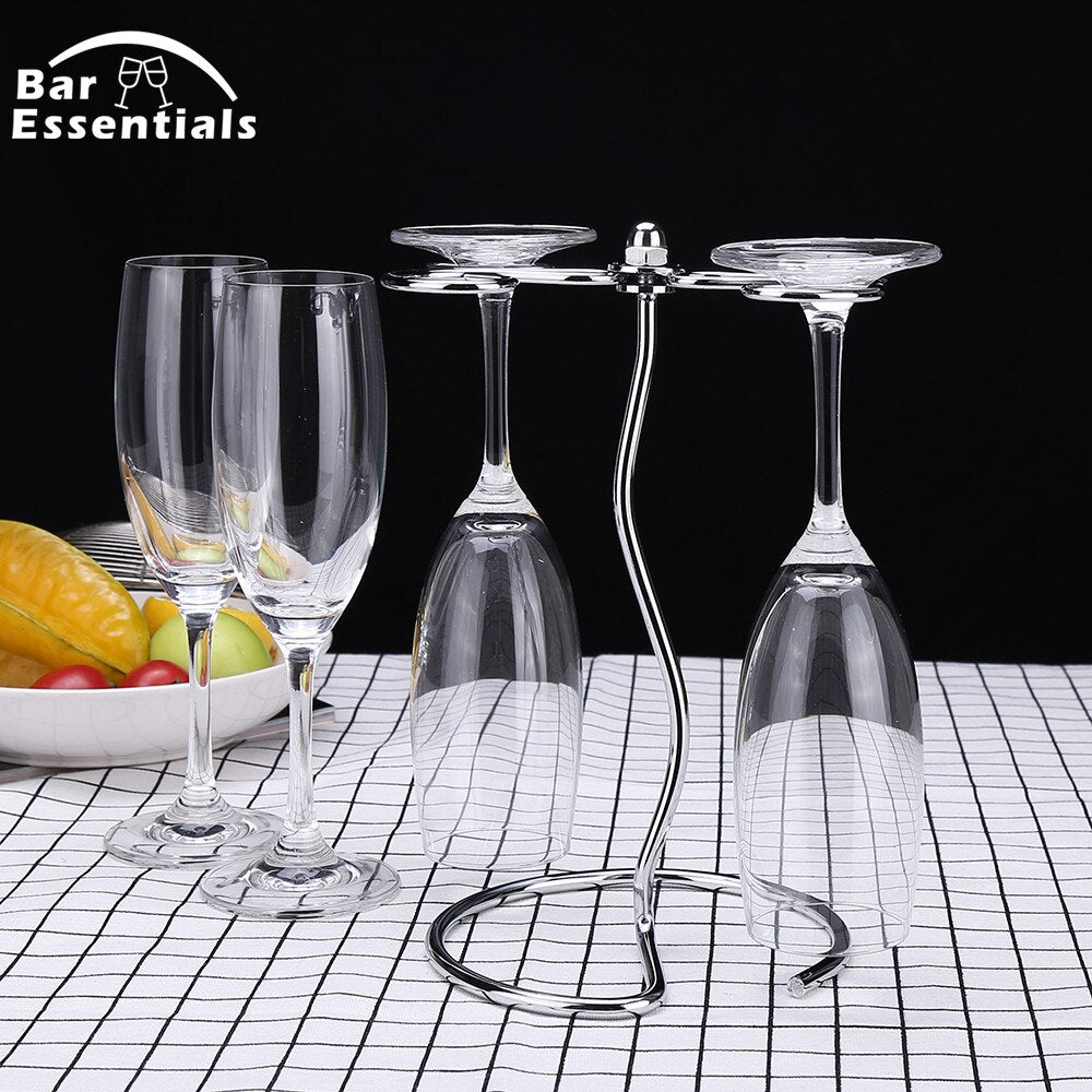 Stainless Steel Wine Glass Holder Rack by HitMyNeed