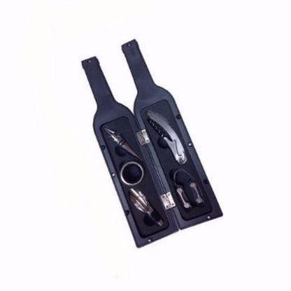 Stainless Steel Wine Opener Gift Kit in Bottle Case by HitMyNeed