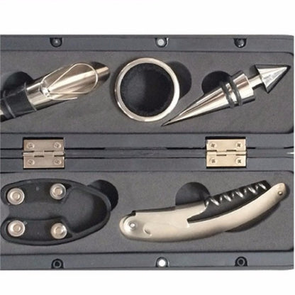 Stainless Steel Wine Opener Gift Kit in Bottle Case by HitMyNeed