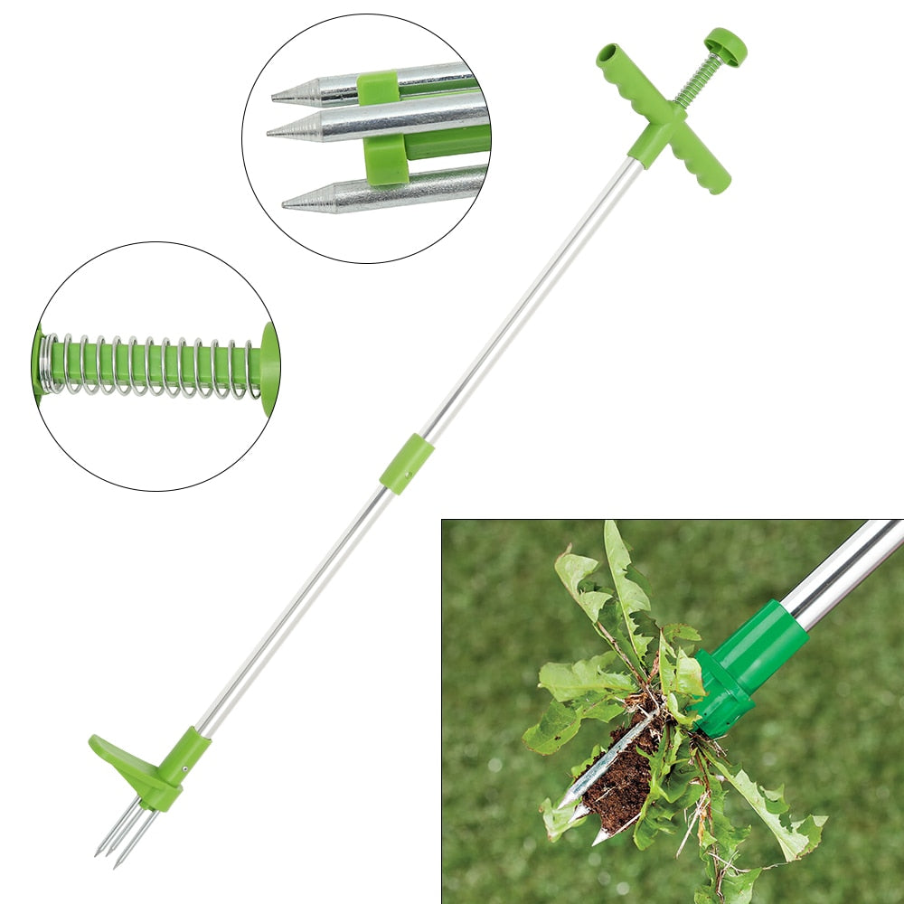 Standing Garden Weed and Root Remover Tool by HitMyNeed