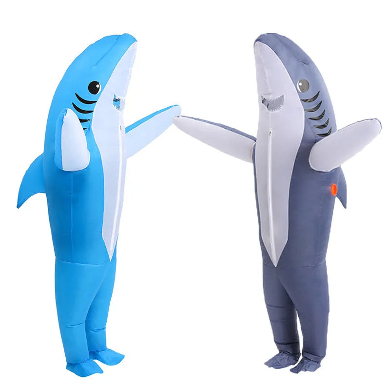 Standing Shark Inflatable Costume for Adults by HitMyNeed
