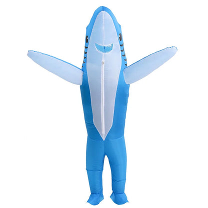 Standing Shark Inflatable Costume for Adults by HitMyNeed