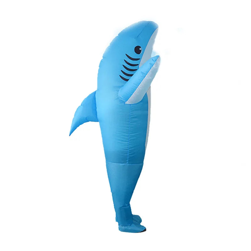 Standing Shark Inflatable Costume for Adults by HitMyNeed