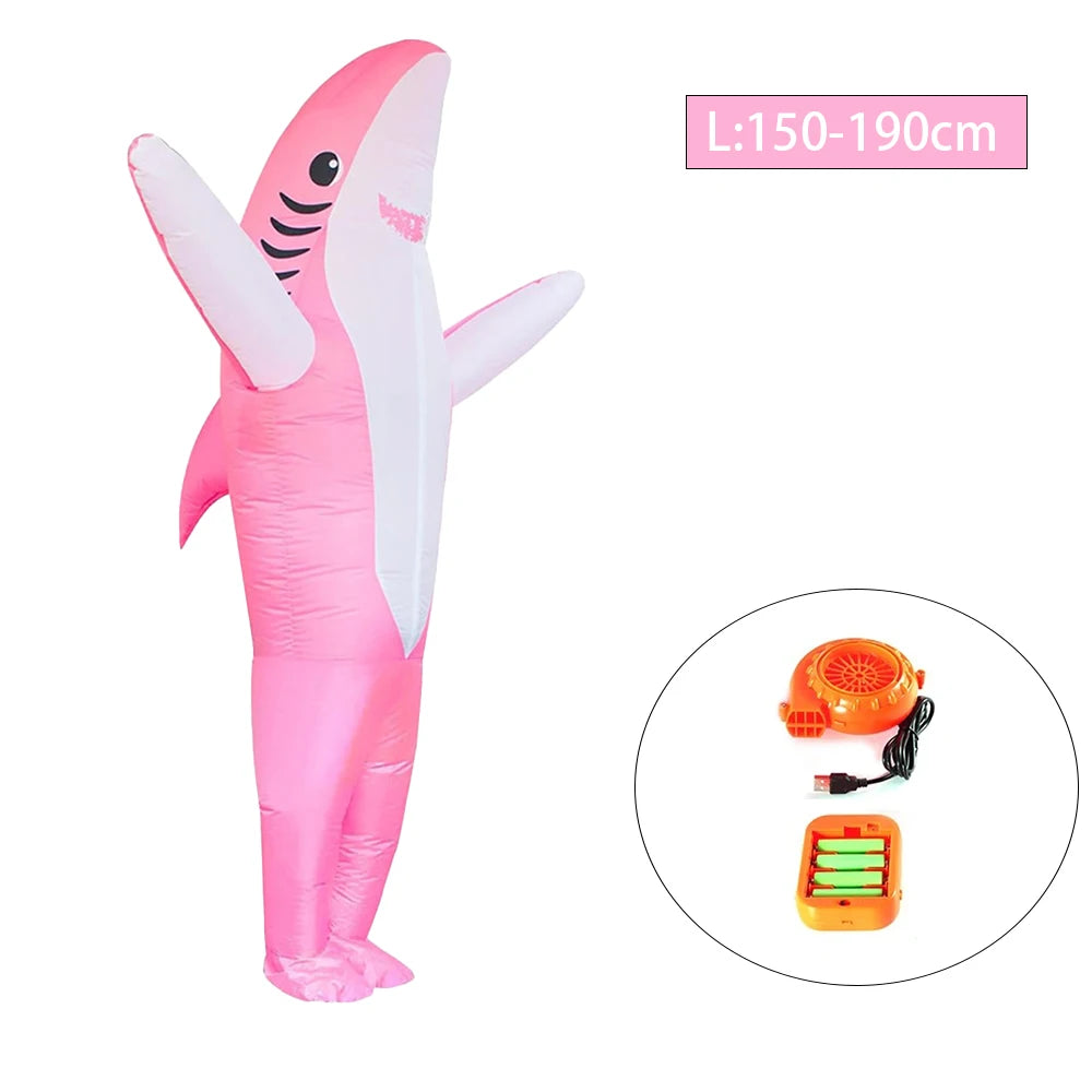 Standing Shark Inflatable Costume for Adults fz1758b by HitMyNeed