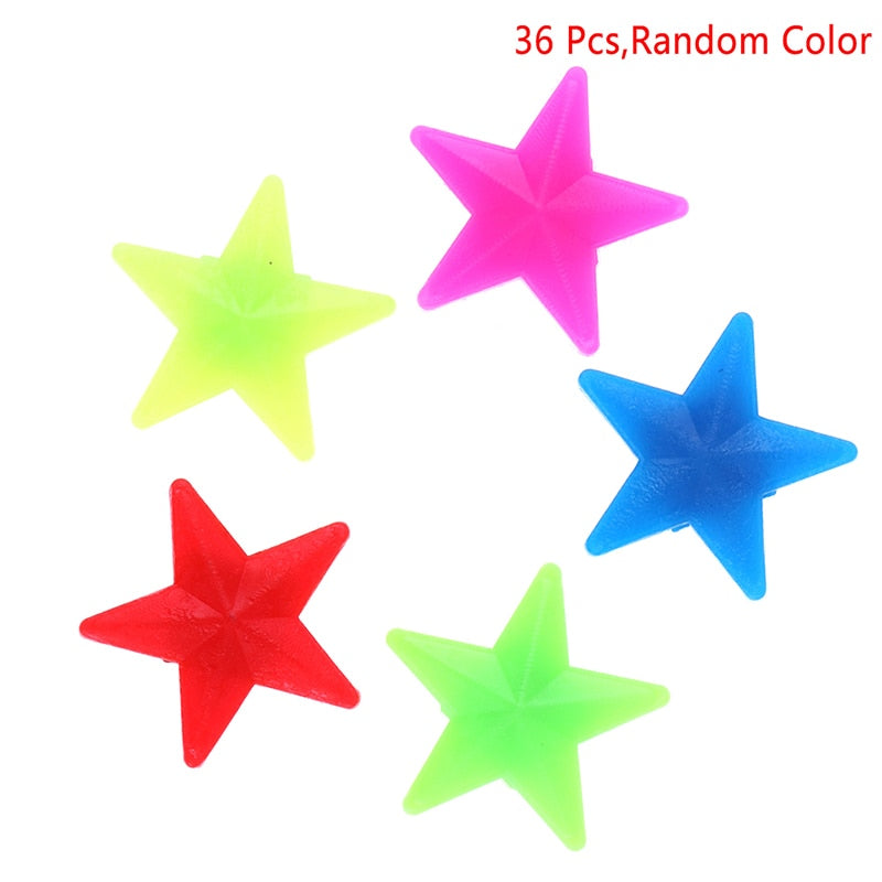 Star Bike Spoke Beads Wheel Decorations (36 Pack) by HitMyNeed