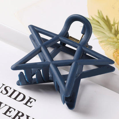 Star Claw Hair Clip for Secure Everyday Styling blue by HitMyNeed